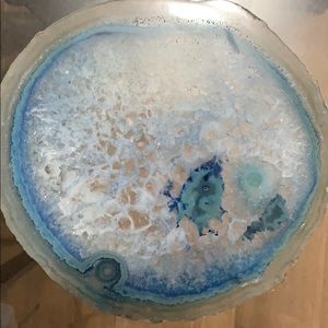 Round stone 8” diameter + 2 matching sm. stones